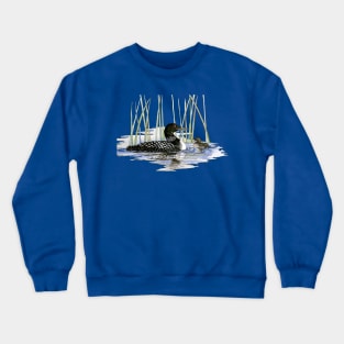 Watercolor Loon Crewneck Sweatshirt